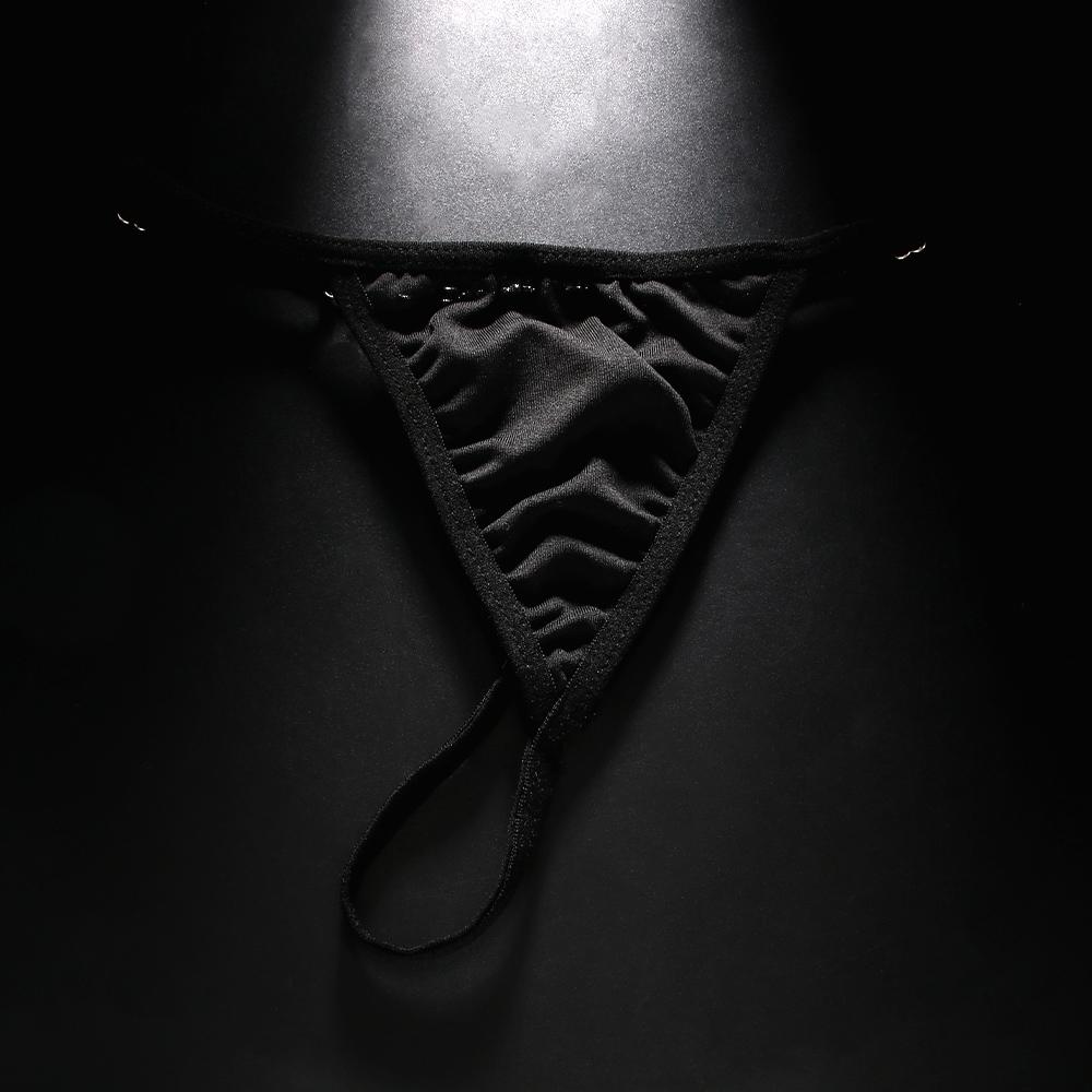 Chiloți cu strasuri Chiloți inimă ciucuri G-String Bikini Crystal Body Lanț Lenjerie de corp reglabil Lenjerie sexy pentru femei