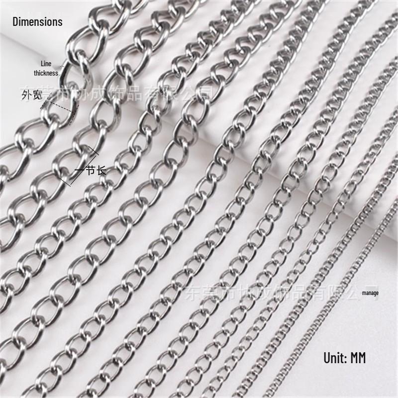 304 Stainless Steel Decorative Chain for Hanging Tags and DIY Projects