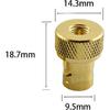 DHT Electronics 2pcs RF coaxial Coax Adapter SMA Male to BNC Female goldplated