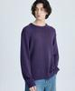 IL CORSO Sheer Round Neck Knit Purple