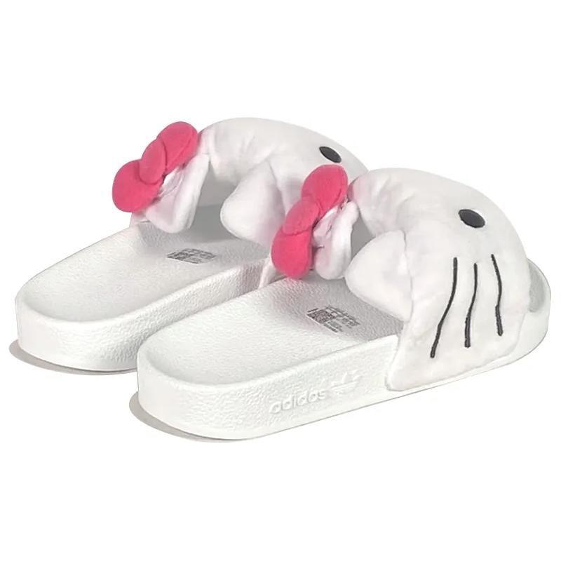Hello Kitty X Adidas Adilette Slide Hello Kitty and Friends Women Sneakers White Footwear-White Core-Black IG8419