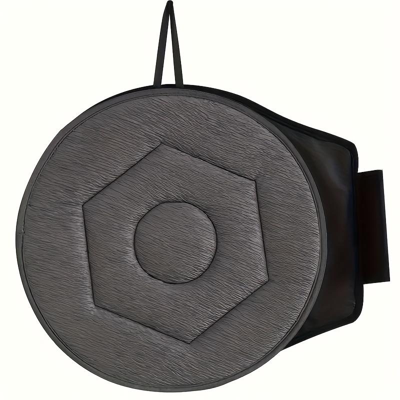 360° Rotating Memory Foam Car Seat Cushion - Ergonomic Hexagonal Design for Comfortable Support, Anti-Slip & Breathable Polyester Cover