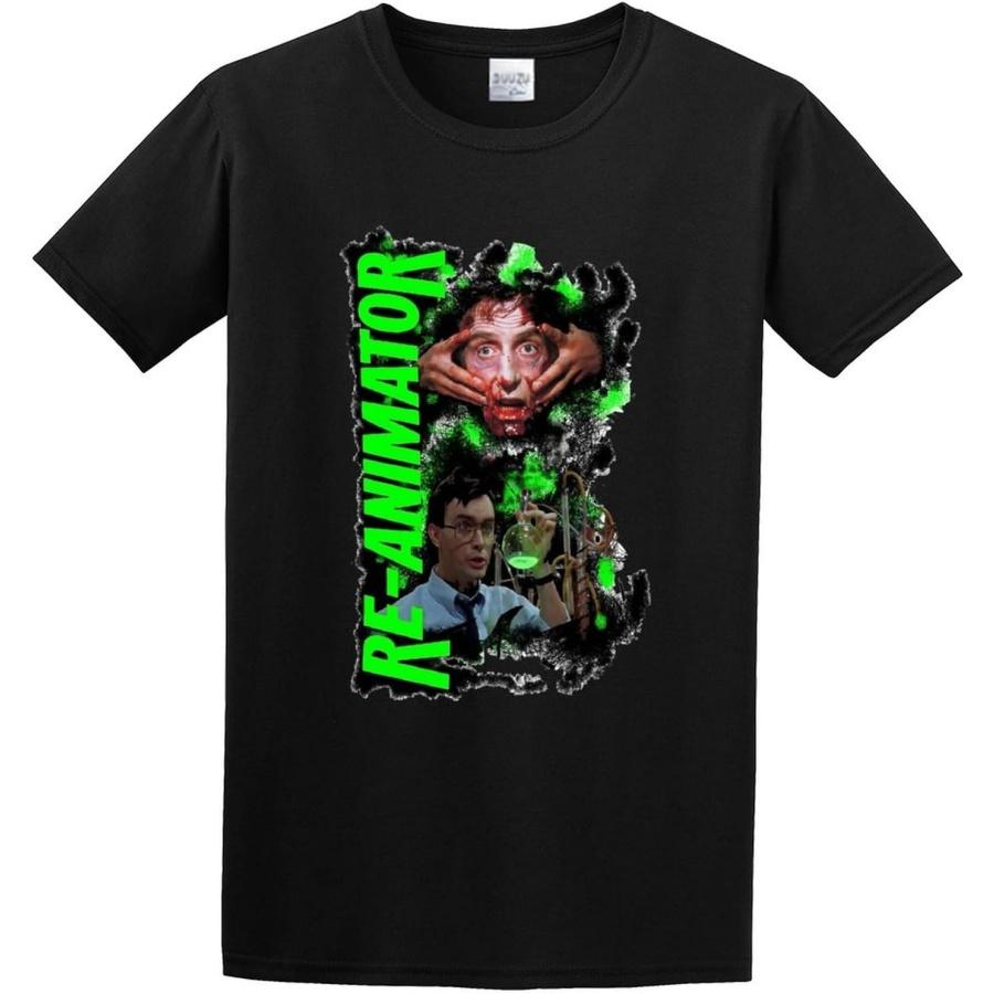 yingna Re-Animator Cult Horror Film DVD Im A Scientist Reanimator O-Neck 100% Cotton Short Sleeve Unisex T-Shirt S