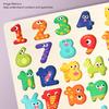 Wooden Alphabets Number Puzzle For Toddlers Premium Child-Safe Wooden Construction Home Educational Play
