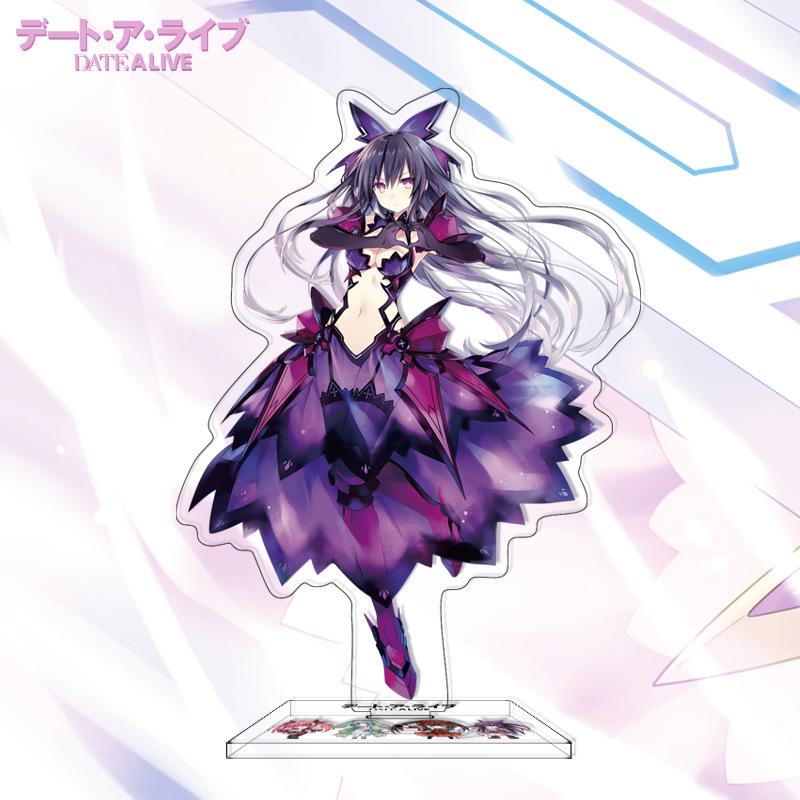 

Популярная аниме-модель Date A Live, стенд, брелок-таблетка, Yatogami Tohka Tobiichi, оригами, Tokisaki Kurumi, акриловый стенд 15