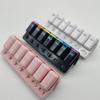 Detachable Weekly Pill Organizer 7-Grid Pill Dispenser Portable Medicine Storage Case  Home