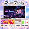 Personalized Jigglypuff Diamond Art Custom Name 5D Diamond Painting Full Drill DIY Craft
