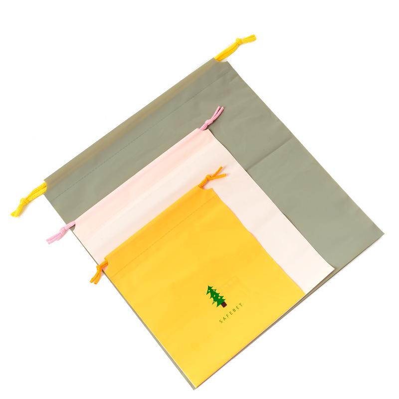Waterproof Drawstring Storage Bag - Portable Dustproof & Moistureproof, for Clothes Organization and Separation