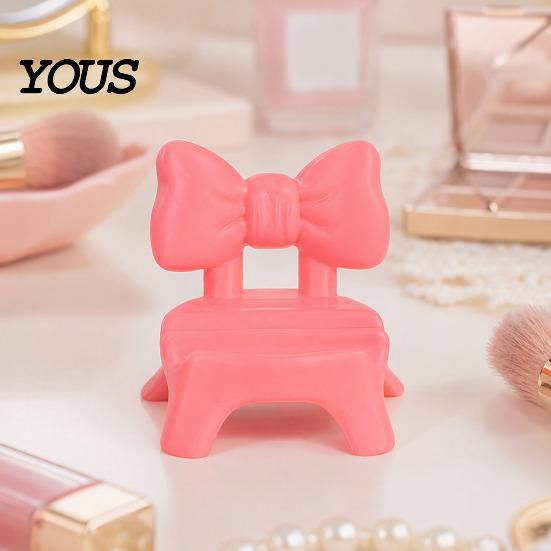 Easy Wipe Clean Table Ornament 3D Printed Stool Phone Holder, Cute Bow/Flower Ergonomic Bracket Support, Hands-free Mobile Stand for Desktop Accessory