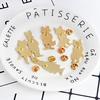 QIHE JEWELRY Pins and Brooches Rabbit/Fox/Cat Couple Enamel Pin Badges Hat Backpack Accessories Lovers Jewelry Gift for