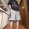 Zomer hoge taille sportshorts losse casual elastische taillebroek