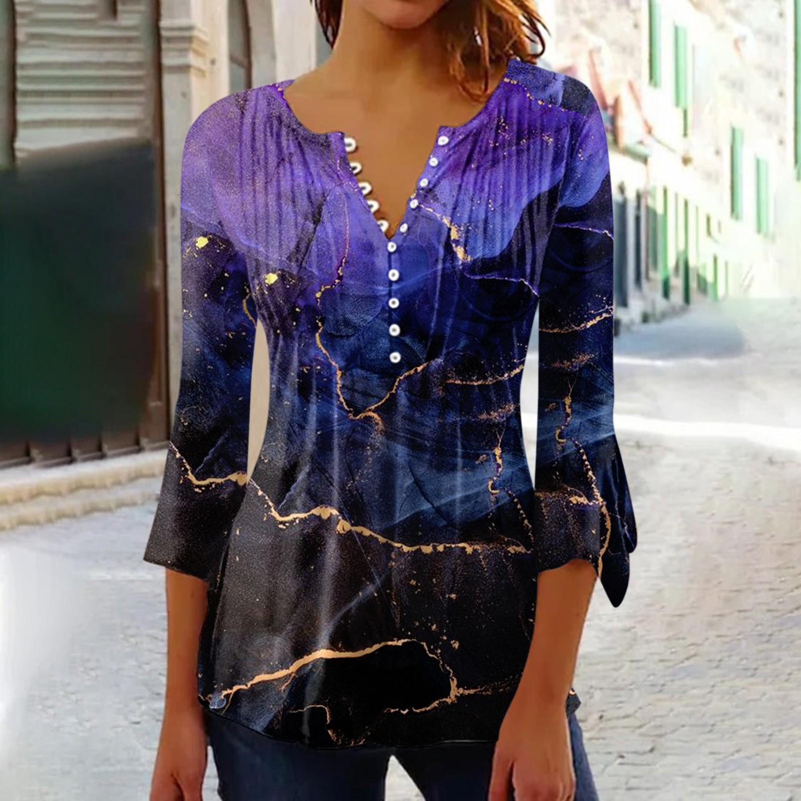 Рубашки на пуговицах для женщин — фото 8