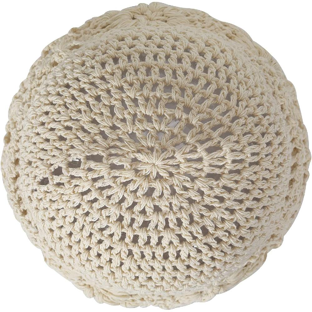 Damen-Mütze aus Baumwolle, gehäkelt, Slouchy, handgemachte Strickmütze mit Ausschnitt, Sommer-Blumen-Totenkopf-Mütze