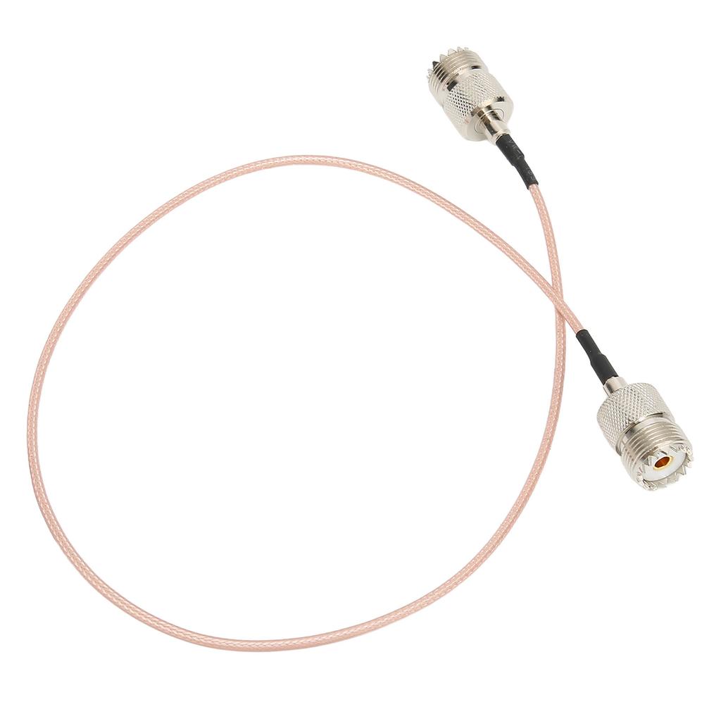 SO239 Head Feeder Cable 50cm Long SC316 Line Low Loss Coax Jumper Cable for Antenna Analyzer SWR Meter