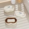 Cartoon Cute Soap Box Cover Household Soap Box Bathroom Dormitory Drain Soap Box Travel Portable Waterproof Soap Box