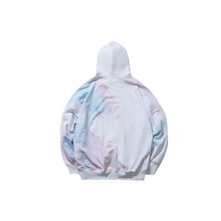 Li-Ning Counterflow Trace New York Fashion Week Show Series Aurora Tianmu Hoodie Unisex Tops White AWDP963-1