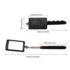 360° Inspection Mirror LED Light Telescoping Mirrors Extend Mechanic Tools Inspection Mirror Telescopic Handle Repairing Tools