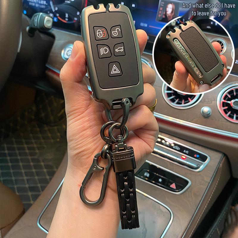 Land Rover Key Case: Fits 23 Range Rover Evoque, L Shell, Discovery 4, Sport, Velar, Freelander 2, Defender.