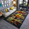 Colorful Assortment of Cooking Spices Carpet Yoga Living Room Room Decor Children's Crawling Mat Doormat Area Rug