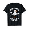 Unisexmal Furze I Just Seagull T Shirt Vintage Washed Streetwear Graphic Fashion Versatile Breathable Soft Slightly Homme