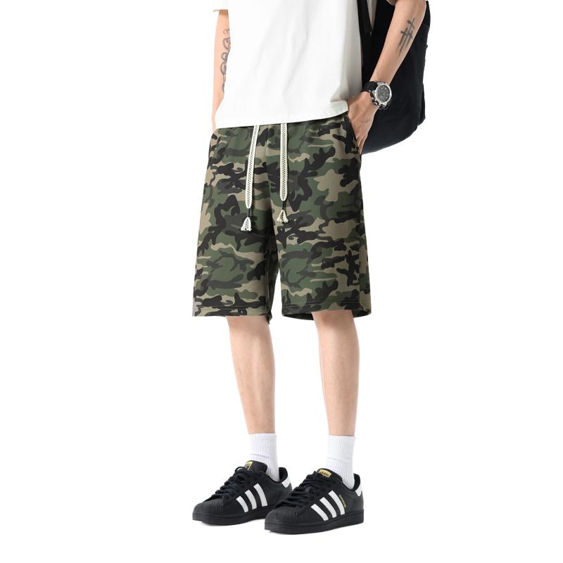 Men's Shorts Camouflage Five-quarter Pants Casual Sports Shorts Camouflage Shorts