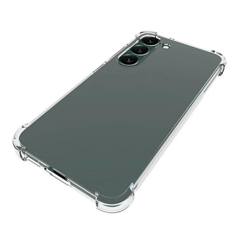 For Samsung Galaxy S23+ Clear TPU Case WANLONFENG TM Series 2.0mm Phone Back Cover