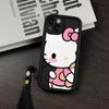 Bear holding kt is suitable for Apple 16 Pro mobile phone case iPhone14 skin feeling 13 silicone 11 cute 12promax.