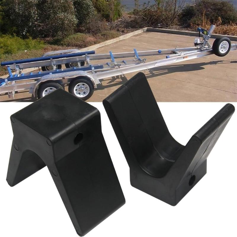 High Strength Rubber Yachts Boat V Block Designed for Kayaks Marine Trailers Resistant to Saltwater and UV for Longevity