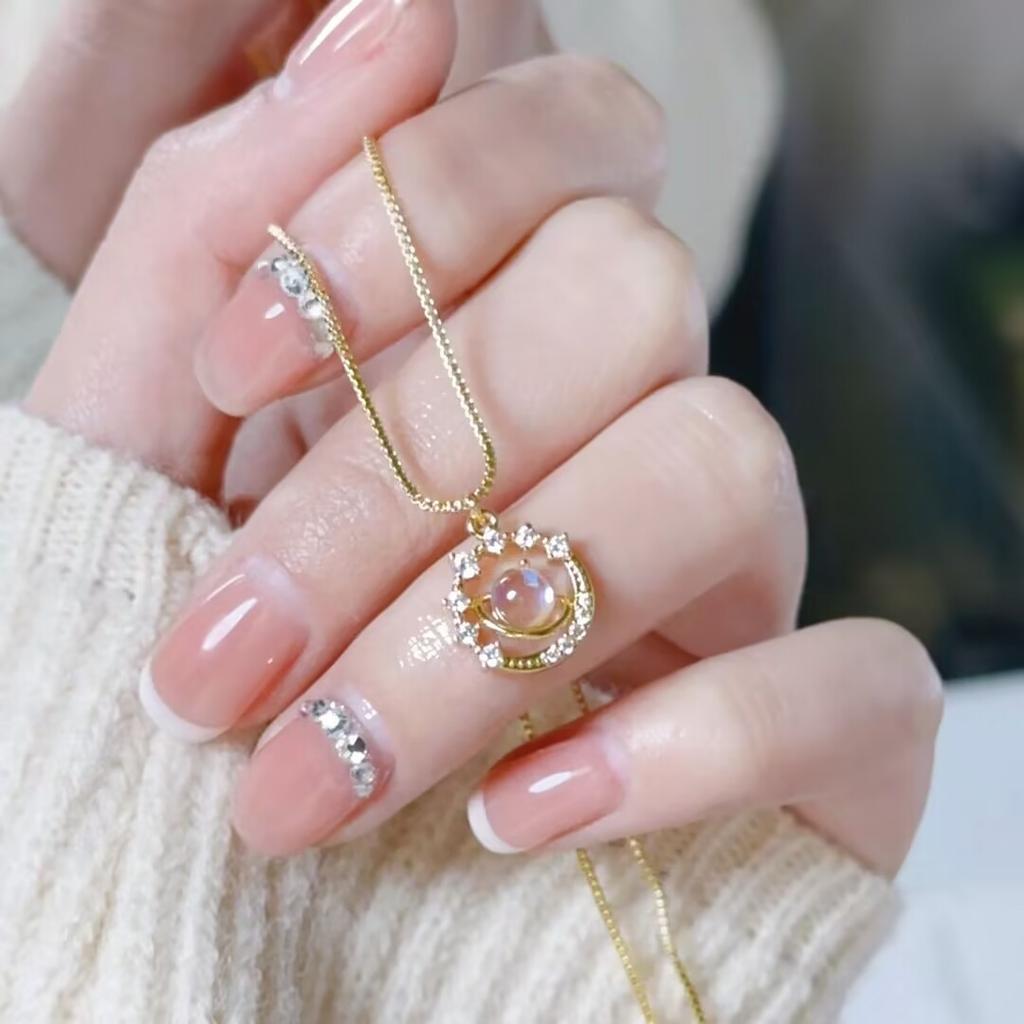 Dream Planet Cosmic Astronomical Ball Saturn Necklace Globe Colored Pendant Vintage Premium