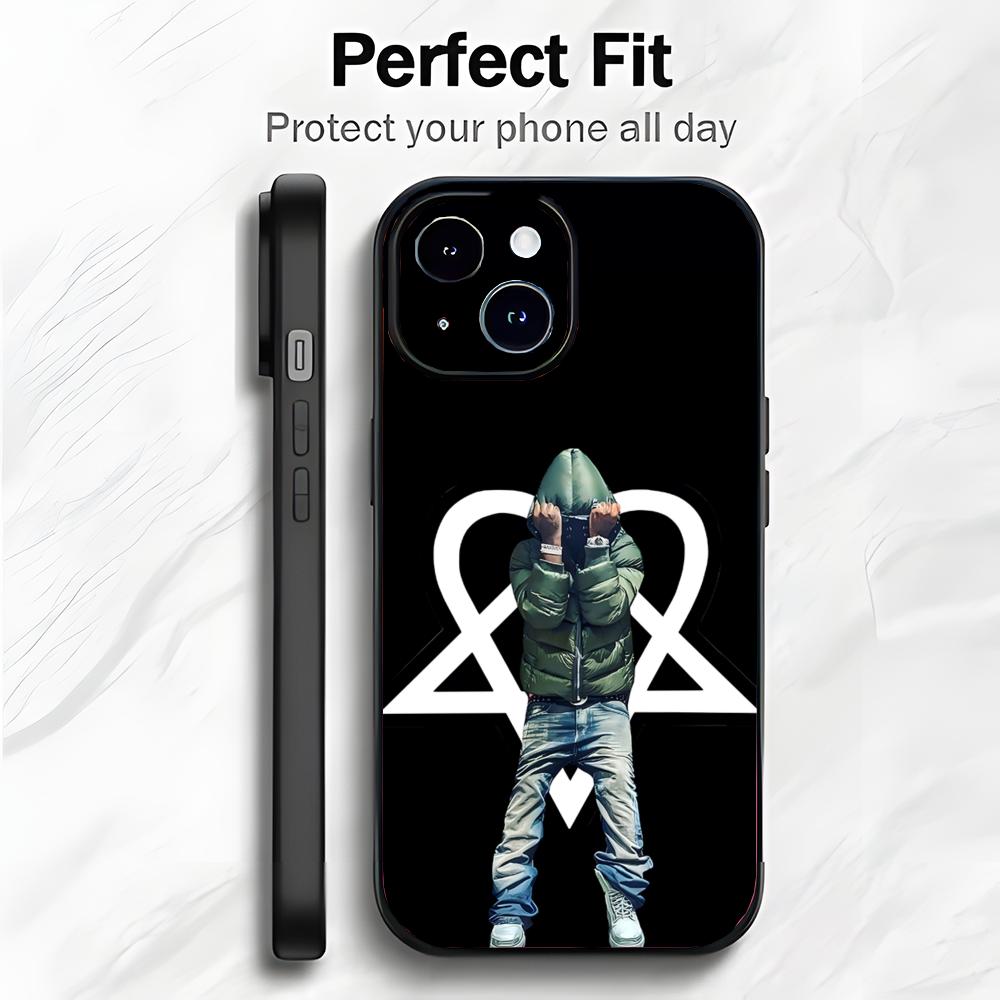 Modern Trap Singer K-Ken Carson Phone Case Phone Case Soft Packaging Lightweight For iPhone17 16 15 14 13ProMax