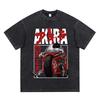 Japanese Anime Akira Washed Vintage T Shirt Science Fiction Cartoon Movie Shotaro Kaneda T-shirt Men Daily Wear Cool Top