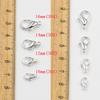 50Pcs 16Mm 14Mm 12Mm 10Mm Bronze Silver Color Kc Gold Color Plated Fashion Alloy Lobster Clasp Hooks Diy For Necklace Bracelet