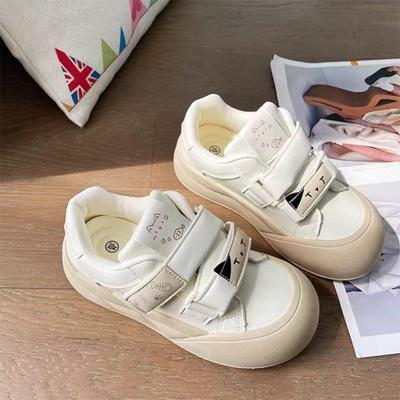 Velcro Board Shoes Women's Spring New Ugly Cute Big Head Student Sports Platform Casual Shoes
