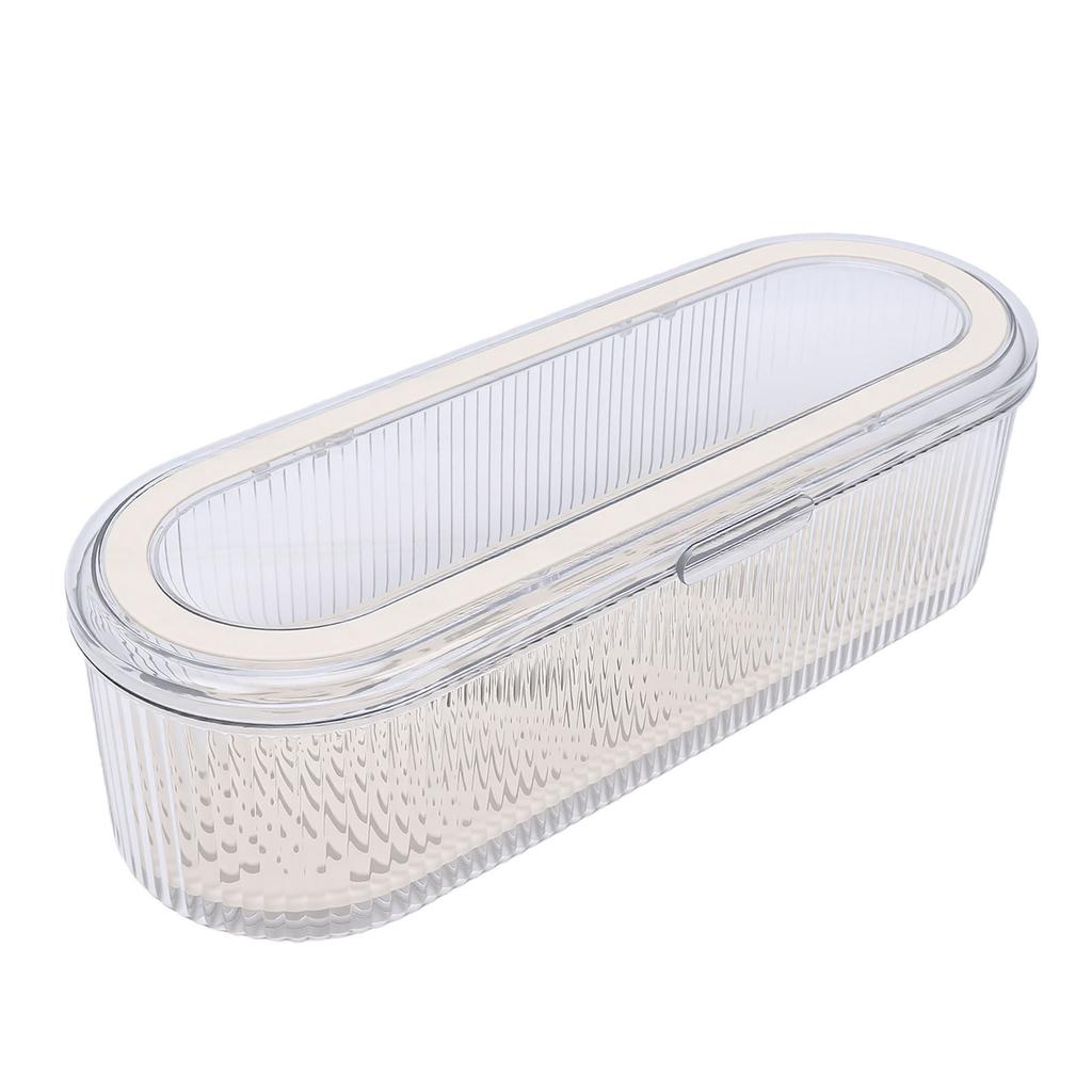 Makeup Brush Holder with Lid Clear Transparent Dust Proof Makeup Brush   Storage Case