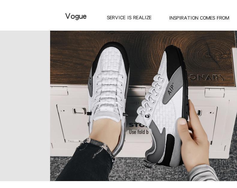 2024 Men's Summer Trendy Casual Sports Shoes: Soft Sole Slip-On