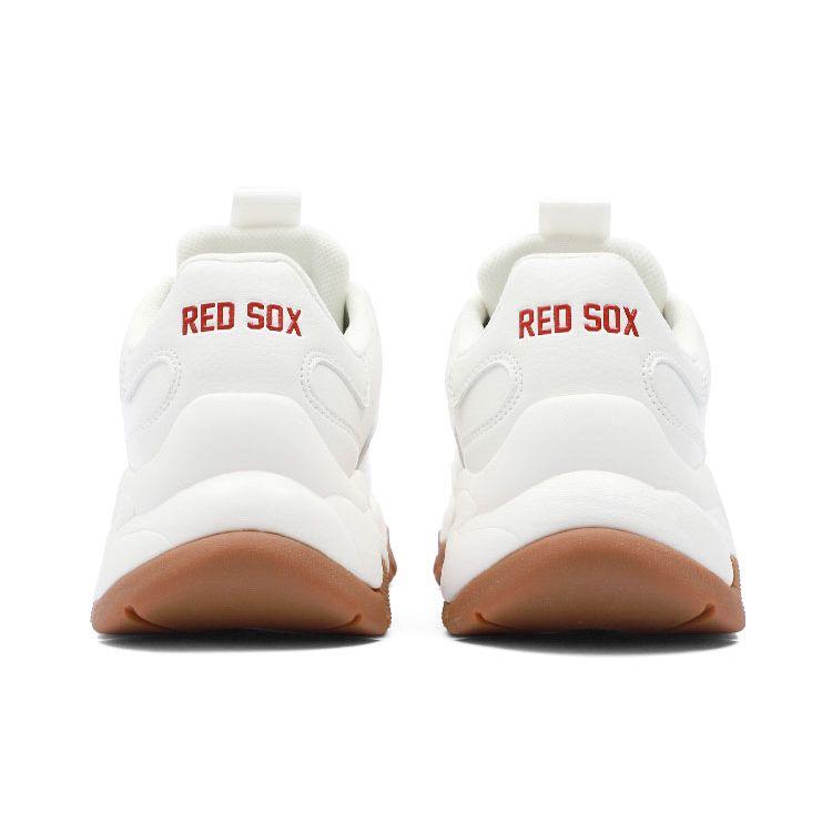 MLB Big Ball Chunky Boston Red Sox Retro Slip Resistant Durable Low Top Dad Shoes Unisex sneakers White 3ASHC601N-43IVS