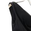 Unused ZARA No Sleeve Long Dress M Black Stretch Women Used