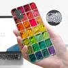 Watercolors Set Paint Palette Painting Box Phone Case For Samsung Galaxy A12 A52S A42 A32 A22 A51 A50 Note 20 Ultra 10 S10 Plus