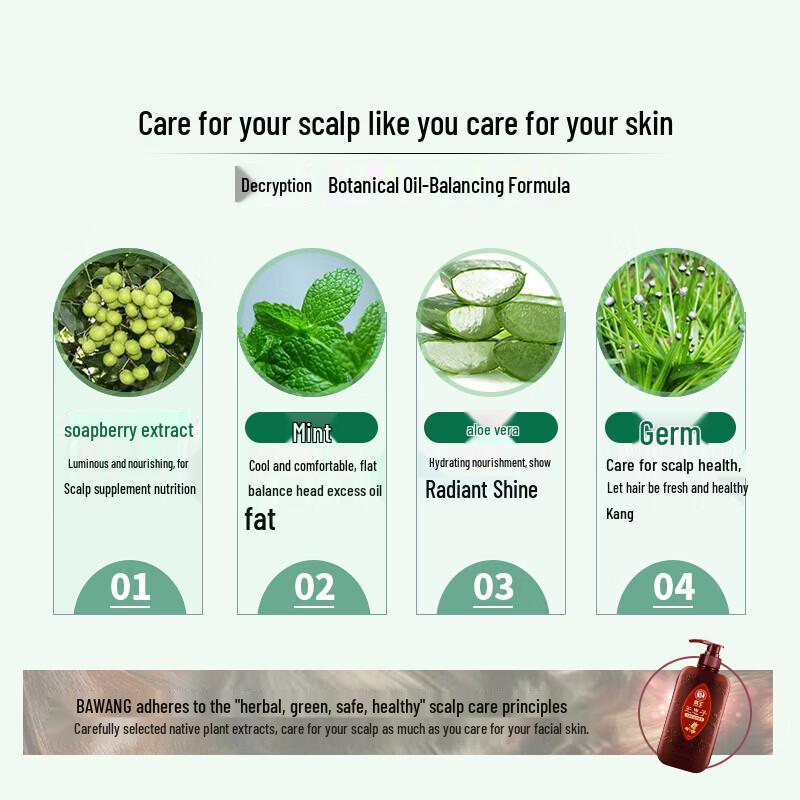 Bawang Sapindus Oil Control & Volumizing Shampoo