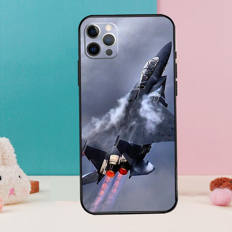 

Military Aircraft Warship Fighter Phone Case For iPhone 17 Air 16 15 13 12 11 14 Pro Max 12 13 mini 15 16 Plus 16e Cover Coque iPhone 13 mini