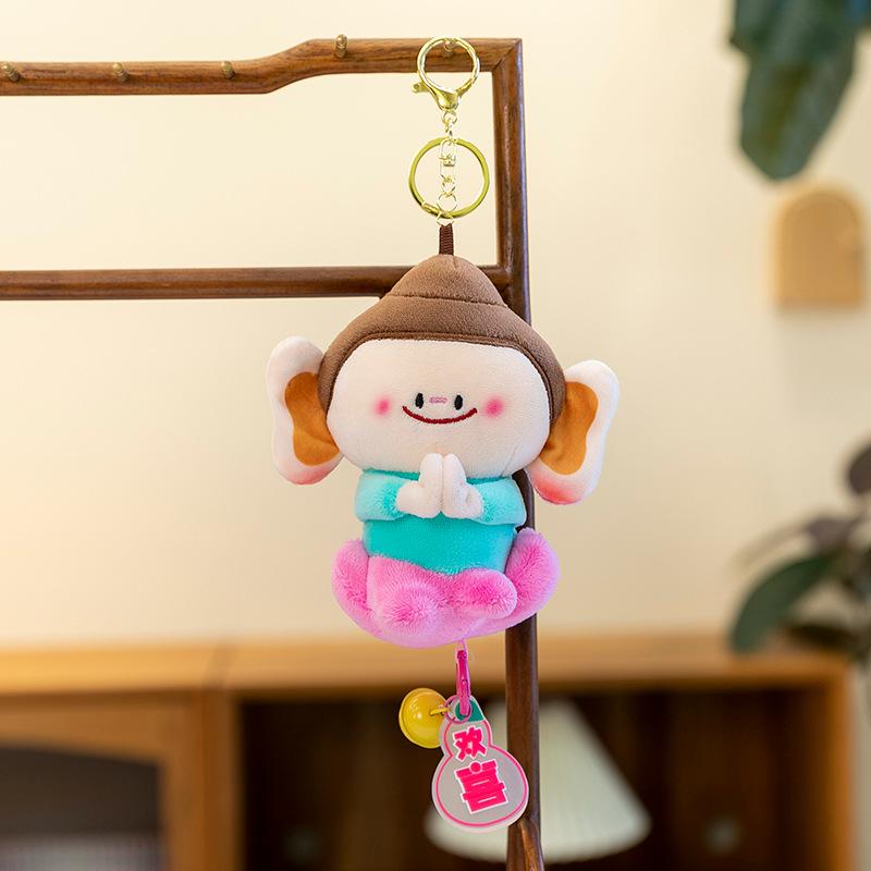

Cute Lotus Buddha Plush Pendant Keychain Charm 12 cm [60g]