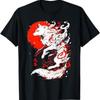 Retro Vtipné zvířecí tričko Liška Vintage Okami Základní japonský styl Dámské oblečení Módní grafická trička Letní streetové oblečení Y...