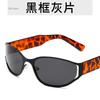 Vintage Oval Punk Sunglasses Female Luxury Design Curved Frames Sun Spectacles Male Fashion Eye Spectacles Shades Goggles UV 400 Protection