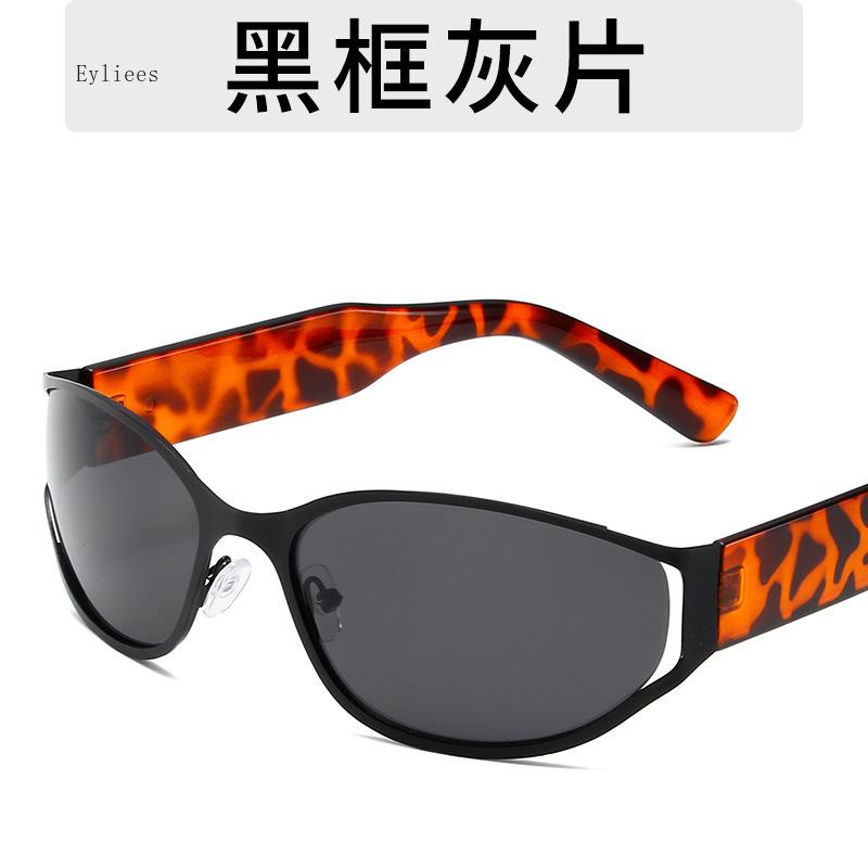 

Vintage Oval Punk Sunglasses Women Luxury Brand Design Curved Frame Sun Glasses Men Fashion Eyewear Shades Goggles Uv400