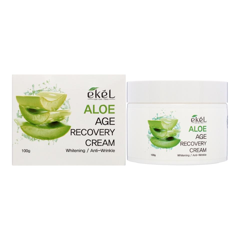

Антивозрастной крем для лица с алоэ Ekel Age Recovery Cream Aloe 100 г