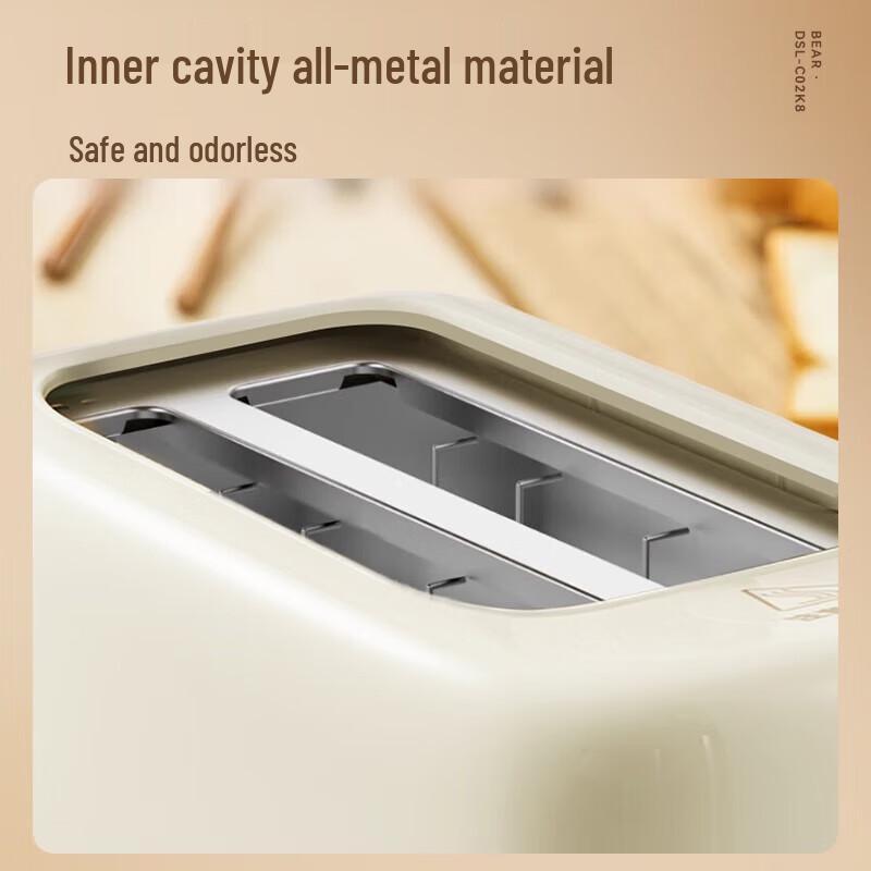 Bear Automatic 2-Slice Toaster CN plug (adapter included)