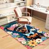 Crystal Velvet Puppy Printed Area Rug Carpet for Bedroom, Living Room, Home Office Decor, Rugs Mat, Fashion Mat Rug for Bedside A52