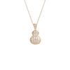 S925 Sterling Silver Zircon Gourd Pendant Necklace - Luxury, Versatile, and Elegant