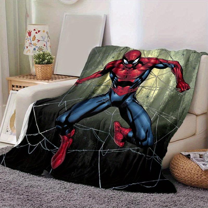 1pc Spider-Man Printing Blanket - Soft, All-Season Throw for Living Room, Bedroom,Personalized Gift with Adorable Cartoon Design