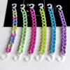 Candy Color Acrylic Shoe Chain: Detachable Clog Accessories for Dopamine Outfits